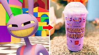 The Amazing Digital Circus and their favorite DRINKS at McDonald's!