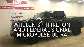 Whelen Spitfire Blue/White - Federal Signal MicroPulse Ultra