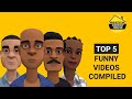 BEST FUNNY VIDEOS COMPILATION 2021 - 5 Funny Cartoon Comedy Videos (Bodjetstar Comedy House)