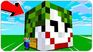 NOOB FOUND JOKER SECRET BASE in MINECRAFT!