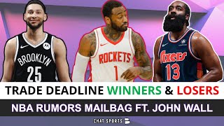 NBA Trade Deadline Winners & Losers + NBA Rumors On James Harden, John Wall & Kristaps Porzingis