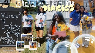 TEENAGE DIARIES 002 ♡| decision day, senior field day, mall run, & birthday bbq bash