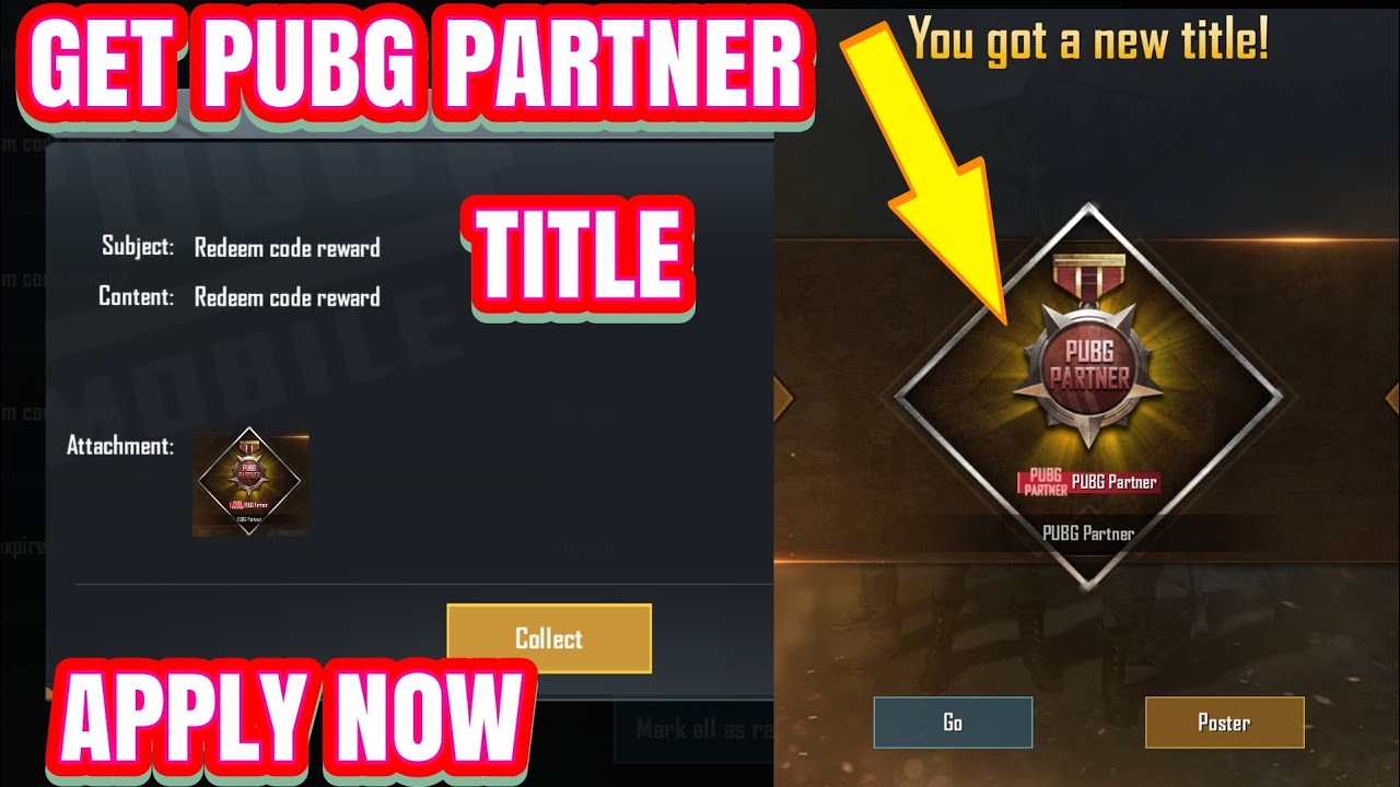 How To Get Pubg Partner Title In Pubgmobile Apply For Pubg Partner