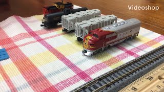 Kato N Scale Santa Fe F7 set