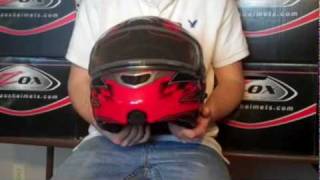 Zox Genessis SN2 SVS Snowmobile helmet 2010 model