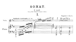 Sigurd von Koch – Violin Sonata