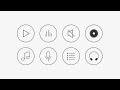 Learn How to Draw 8 Vector Music Icons in Adobe Illustrator | Dansky