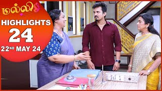 Malli Serial | EP 24 Highlights | 22nd  May 2024 | Nikitha | Vijay | Saregama TV Shows Tamil