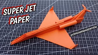 How to make a paper JET Airplane | Easy Origami
