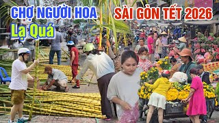 ĐỘC ĐÁO NGÀY HỘI BẮT THANG LÊN TRỜI CỦA NGƯỜI HOA - TẾT SÀI GÒN 2026 DÒNG NGƯỜI KẸT CỨNG Ở CHỢ THIẾC
