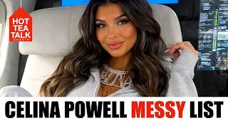 The Celina Powell MESSY List of Rappers and Celebs!