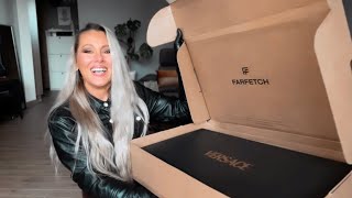 First Luxury Unboxing in December | Versace | Taylor Swift | Vlogmas2