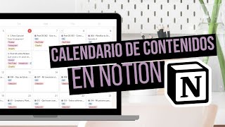 Cómo crear un Calendario de Contenido para Redes Sociales con Notion - Anngi Avila