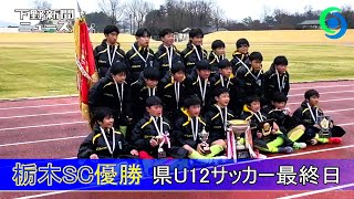 栃木SC優勝 県U12サッカー最終日