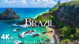 Brazil 4K - A Visual Journey Through The Land of Samba and Stunning Landscapes - Calming Music