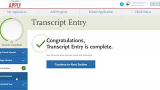 CSU Application: Transcript Entry - General Education (Golden 4)