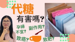 代糖有害嗎 | 代糖壞處四講法 | 代糖致癌 | 代糖致肥 | 營養師媽媽Priscilla (繁簡中文字幕)