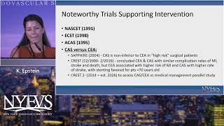 Carotid Artery CEA vs  CAS – Where Do We Stand in 2022   K  Epstein   ACP Nurse Session