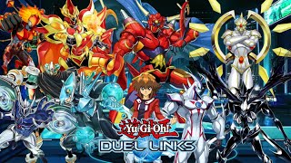 [Yu-Gi-Oh! Duel Links] Super Polymerization, Liquid Soldier and E Hero Sunrise! Elemental Hero deck!