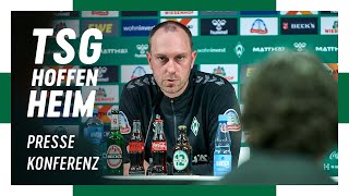 LIVE: Pressekonferenz mit Ole Werner & Clemens Fritz  |  SV Werder Bremen - TSG Hoffenheim