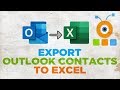 How to Export Outlook Contacts to Excel