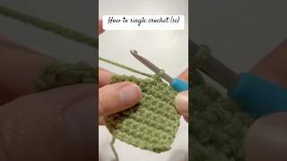 How to make a single crochet (sc) | Easy crochet tutorial for beginners 🧶