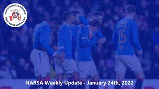 NARSA Weekly Update - January 24th, 2022