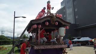 2018_08_15三島市　三嶋大祭り一日目①[レッツエンジョイしゃぎり 朝から生しゃぎり 北口夢舞台].wmv