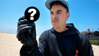 you won't believe what we found on the beach...