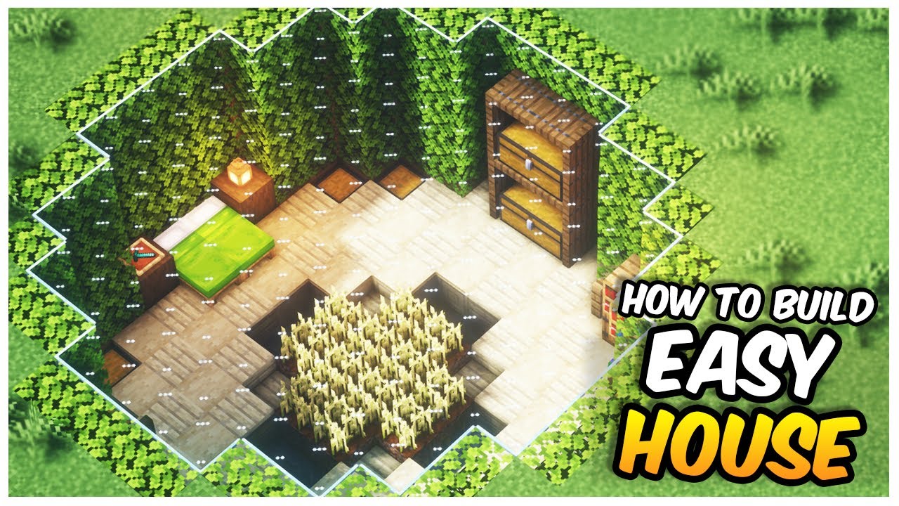 Minecraft: How To Build An Underground House | Easy Underground ...