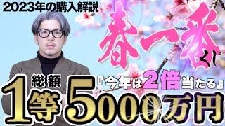 【宝くじ】春一番くじの地域別の当選確率【知らないと損】