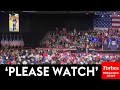 Trump Stops Michigan Rally Speech To Play Video To Illustrate Consequences Of Illegal Immigration