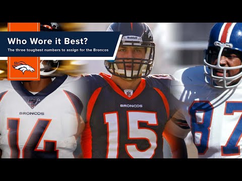 Who wore number 4 for the Broncos?