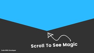 CSS3 Transform Effects on Scroll | Skewed Background Transform using HTML CSS & Javascript