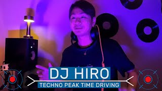 Techno Peak Time Driving Live Set by DJ HIRO | CYBERDECK