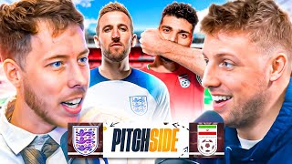 ENGLAND 6-2 IRAN ft. W2S, Calfreezy, Chip & Rory Jennings - Pitch Side LIVE!