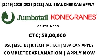 Jumbotail,Konegranes Off Campus For Fresher|✨|WATCH THE VIDEO FULLY |😊JOBS IN INDIA