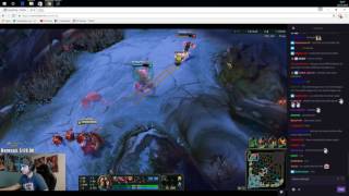 #1 Summit1G playing League of Legends with Dyrus and Doublelift on stream(With chat)