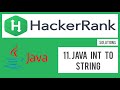 HackerRank Java | Java Int to String | Solution | Basic Coder