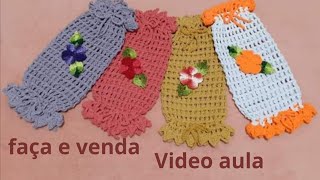 💰PUXA SACO CROCHE SUPER FÁCIL ✂️🧵FAÇA E VENDA