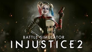 Injustice 2: Harley Quinn (Arlequina) Battle Simulator on Very Hard