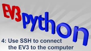 EV3 Python: Set up an SSH connection from the EV3 to the computer