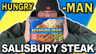 HUNGRY MAN DINNER in Self Isolation 🍽🥩 SALISBURY STEAKS