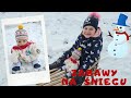 BABY BORN 👶 Zabawy na śniegu ❄ Idziemy na sanki 🛷 PADA ŚNIEG 🌨