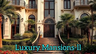 Luxury Mansions: Timeless European Architectural Masterpieces.The design of beautiful homes.