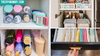 10 DIY Kitchen Organization Ideas to Maximize Your Space - Easy & Inexpensive!