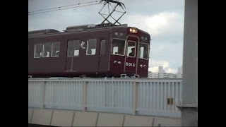 2015.01.23 阪急 5300系 5313F 準急 梅田 行き 通過 相川駅 阪急電鉄 阪急電車