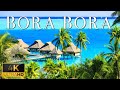 FLYING OVER BORA BORA (4K UHD) - Relaxing Music With Stunning Beautiful Nature (4K Video Ultra HD)