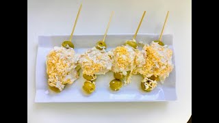 Berghof #ThrillingTastyThursday 2. Advent Vorspeise: #Gilda mit Ei (#Tapas baskische Art, #Pintxos)