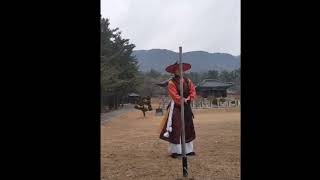 Korean Traditional Sword Royal Sword  조선 왕실의 별운사인도  #shorts
